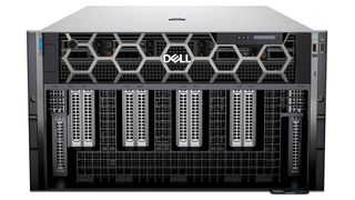 Der Server „Dell Poweredge XE9680“ soll dank AMD-Beschleunigern KI-Lasten bewältigen können.  (Bild: Dell Technologies)