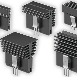 Bild 4:  Einrasttransistorhaltefedern gewährleisten eine schnelle, einfache und sichere Montage des zu entwärmenden Bauteils auf dem Kühlkörper.(Bild:  Fischer Elektronik GmbH & Co. KG)