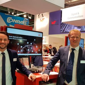 Würth Elektronik eiSos  Würth Elektronik eiSos gewährt auf der Embedded World Ein- und Ausblicke auf die neue Produktfamilie Sensorik: Temperatursensoren, Absolut- und Differenzdrucksensoren sowie Drei-Achsen-Beschleunigungssensoren. Außerdem wurden verschiedene Funkmodule gezeigt, die den nächsten Schritt in Richtung digitale Kommunikation repräsentieren. Mit dem Bereich „Wireless Connectivity“ der ehemaligen Amber wireless GmbH erweitert Würth Elektronik eiSos das Produktportfolio um Funklösungen zur drahtlosen Datenübertragung. Mehr Informationen unter www.we-online.de (Bild:  Vogel Communications Group)