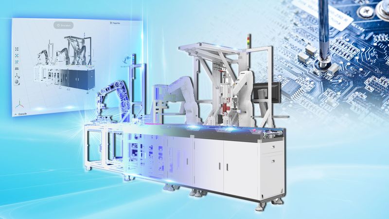 Delta hat eine umfassende Lösung für digitale Zwillinge eingeführt, mit der ein großer taiwanesischer Elektronikmontage‑Hersteller Neueinführungen beschleunigte und die Maschineninbetriebnahme um über 80 Prozent verkürzte. (Bild:  Delta Electronics)