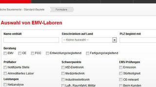 Online-Datenbank: Würth Elektronik bietet ein Verzeichnis an, aus dem sich Elektronikhersteller und EMV-Labore bedienen können. (Würth Elektronik)