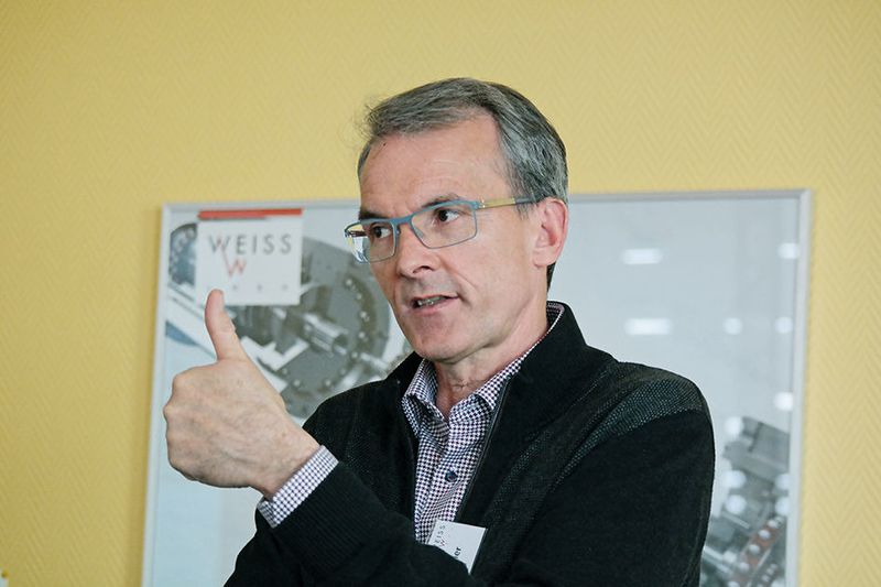 Jürgen Müller, zuständig für Produktmanagement und Vertrieb der Weiss Spindeltechnologie: „Mit dem SMI-Datenexport ist es nun auch dem Anwender möglich, die in der Spindel abgespeicherten Daten zu nutzen.“ (Reinhold Schäfer)