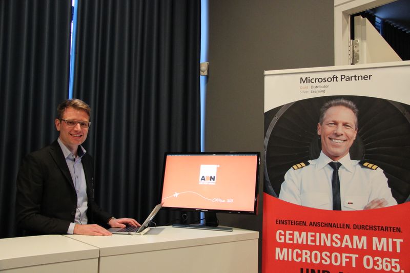 Die ADN konnte sich perfekt als Microsoft Partner präsentieren. (Akademie)
