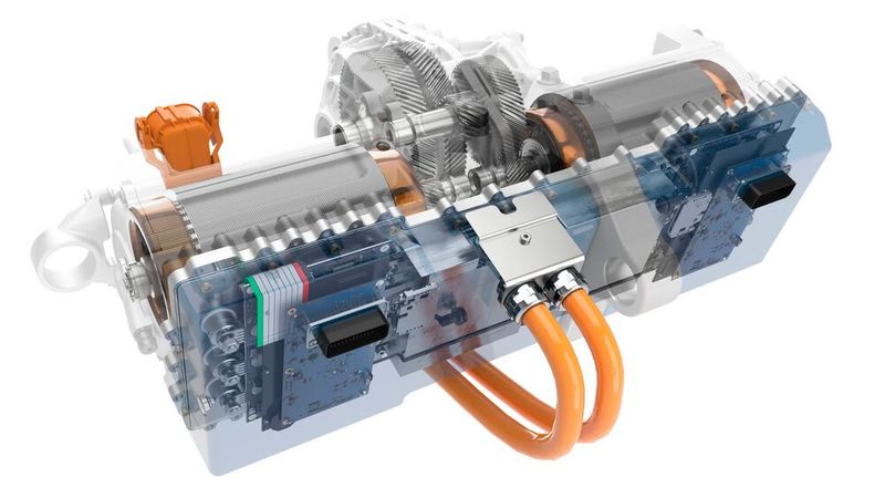 AVL hat eine kompakte Antriebseinheit mit zwei 200-kW-Elektromotoren und Getriebe entwickelt, das Drehzahlen bis 30.000 U/min standhält – dank Triboconditioning CG.(Bild:  Tribonex)