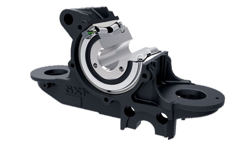 Möglich wird dies durch einen kleinen Funksensor, der die Prozessdaten in Echtzeit sendet und ohne Stromversorgung auskommt. (Bild: SKF)