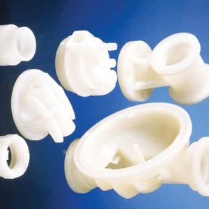 Injection-molded parts and parts machined from Kynar PVDF bar stock