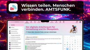 Die Plattform „Amtsfunk“ bringt Akteurinnen und Akteure aus dem Public Sector zusammen. (Bild: AMTSFUNK)