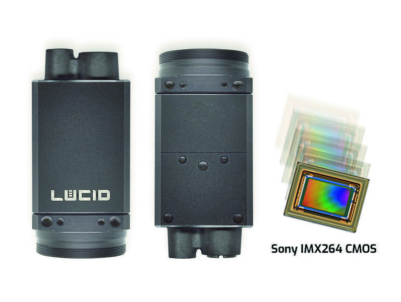 Die Triton-Kameras von Lucid mit Sony-IMX264-5,0-MP-CMOS-Sensoren bieten eine hervorragende Bildqualität. Sie ermöglichen es, Objekte in dem Vision-­basierten System konsistent und zuverlässig zu identifizieren. (Fabrimex Systems)