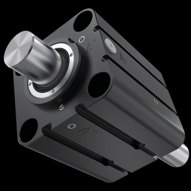 Pneumatikzylinder bremsen: Mit der Sicherheitszertifizierung nach DIN EN ISO 13849-1/-2 sind die Klemm- und Bremselemente der CBPS-Serie von Zimmer für sicherheitsrelevante Anwendungen geeignet. (Bild: Zimmer)