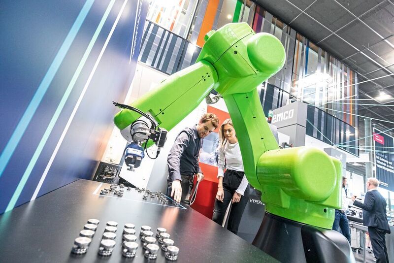 Die Digitalisierung in der Produktion war das Top-Thema der AMB 2018. (Messe Stuttgart)