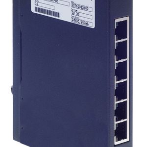 Harting Ethernet-Switch eCon 3062-AD mit erweitertem Temperaturbereich und Anschluss für Lichtwellenleiter. (Bilder: Harting)