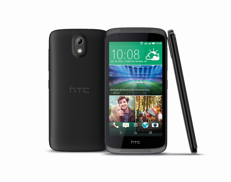 Das HTC Desire 526G Dual SIM in der Farbe Stealth Black. (Bild: HTC)