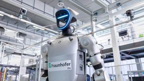 Das KI-Fortschrittszentrum beschäftigt sich mit der Anwendungsentwicklung für Humanoide Roboter und macht diese in der Praxis erlebbar. (Bild: Rainer Bez/Fraunhofer IPA)