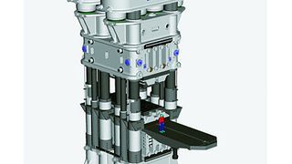Ziel der Modernisierung dieser Gesenkschmiedepresse ist die Erhöhung der Produktivität.Bild: Siempelkamp (Archiv: Vogel Business Media)