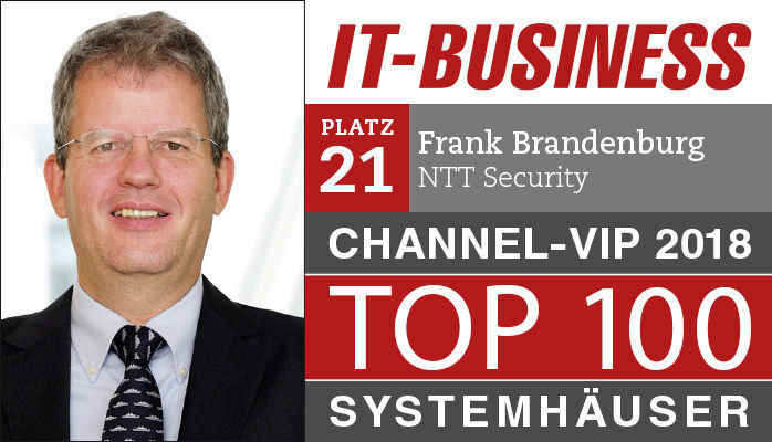 Frank Brandenburg, Global COO / CEO EMEA NTT Security (NTT / Steffen Leiprecht)