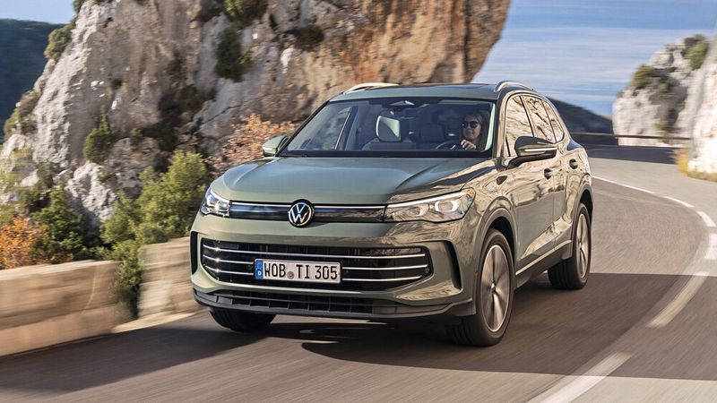 Platz eins unter den „Geländewagen“ im Februar 2026: der VW Tiguan mit 4.334 Neuzulassungen. (Bild: Volkswagen)