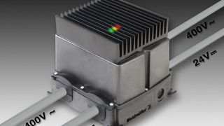 Weidmüller FieldPower PowerBox 10P SNT: Netzteil in Schutzart IP65 mit integriertem 400/480V Energiebus. Die 24VDC-Verteilung erfolgt parallel zum Energiebus (Archiv: Vogel Business Media)