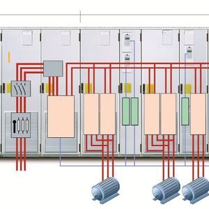 Typische Einrichtung eines Multidrive-Systems
