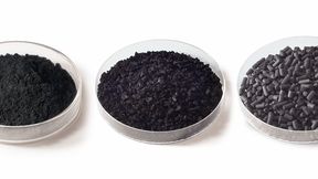 Carboni attivi di diversa granulometria (Immagine:Carl Roth)