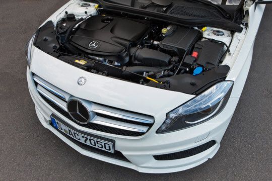 Bei den Benzinern bedient sich Mercedes im Gegensatz zum Diesel ausschließlich aus dem hauseigenen Baukasten. (Foto: Mercedes)