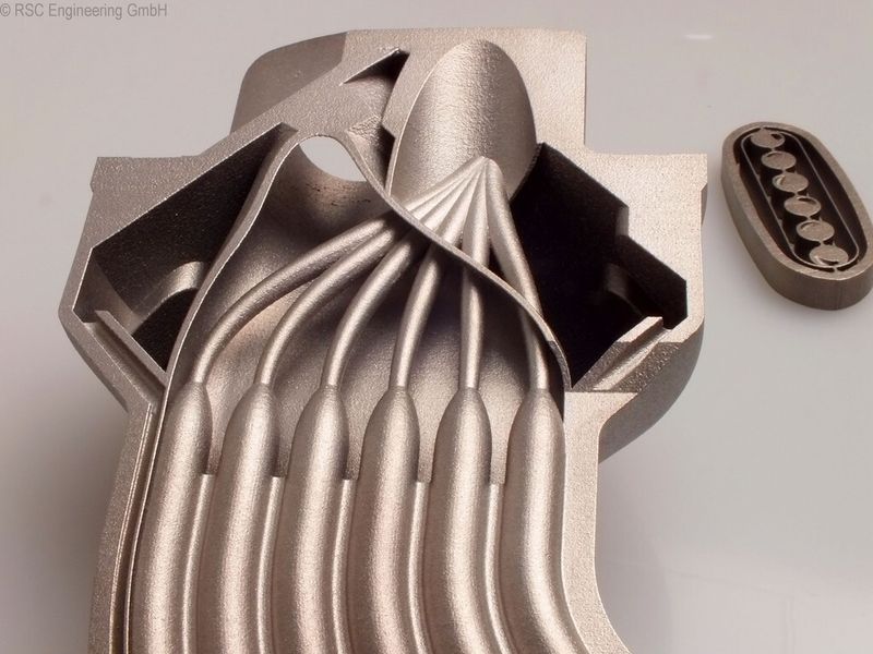 Abgassonde: Verbindung einer Einstufenfertigung mit Kühlfunktion in einem sehr kompakten Bauteil. (Bild: RSC)