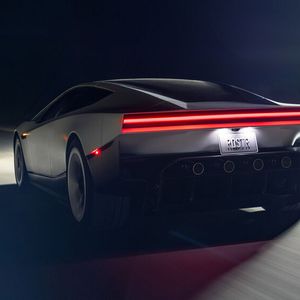 Von hinten sieht der Rocket aus wie ein Supersportwagen.(Bild:  Tesla)