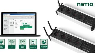 Procom bietet die neue Generation an programmierbaren i-PDUs Netio 4 und Netio 4All an. Die  intelligenten Wlan Wifi Powerleisten sind speziell für Industrie- und M2M-Umgebungen ausgelegt.  (Procom/Netio Products  )