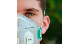 A polyimide membrane with regularly sized and spaced pores turns the N95 respirator into a reusable mask for protection against Covid-19. (Public Domain)