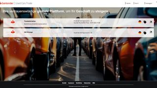 Vor einem Jahr startete Santander mit der eigenen B2B-Plattform Santander Used Cars Trade. (Bild: Santander)