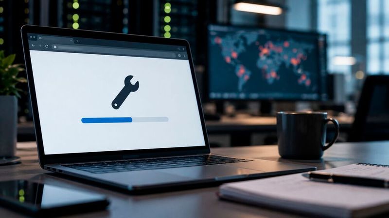 Website-Sicherheit: Zwei kritische PHP-Sicherheitslücken veranlassen zahlreiche Betreiber, ihre Websites vorsorglich vom Netz zu nehmen. Sicherheitsupdates sollen die Schwachstellen schließen.(Bild:  Dall-E / KI-generiert)