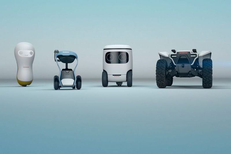 Honda bringt zur CES gleich eine ganze Familie von Roboter-Vehikeln. (Honda)