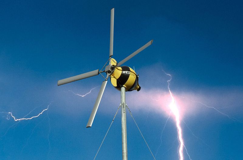 Kleinwind-Energieanlagen: Gemäß einer Prognose der Small Wind Manufacturers Worldwide Distribution wird sich die jährliche Neuinstallation in den nächsten fünf Jahren mehr als verzehnfachen. (Bild: Phoenix Contact)
