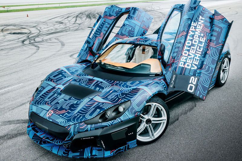 Technisch basiert der E-Sportler von Pininfarina auf dem Rimac C-Two, der ebenfalls schon bald auf den Markt kommen soll (Bild: Rimac)