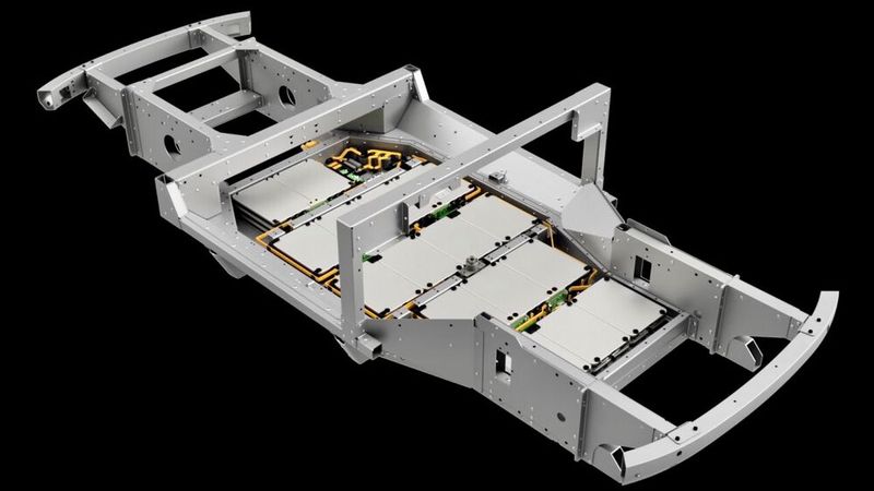 Im Fahrzeugboden der PACES-Plattform ist Platz für die in Größe skalierbare Batterie. (Bild: WEV)