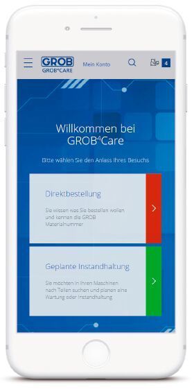 Ersatzteileshop GROB4CARE (GROB-WERKE – Einstiegseiten zum Ersatzteileshop GROB4CARE)