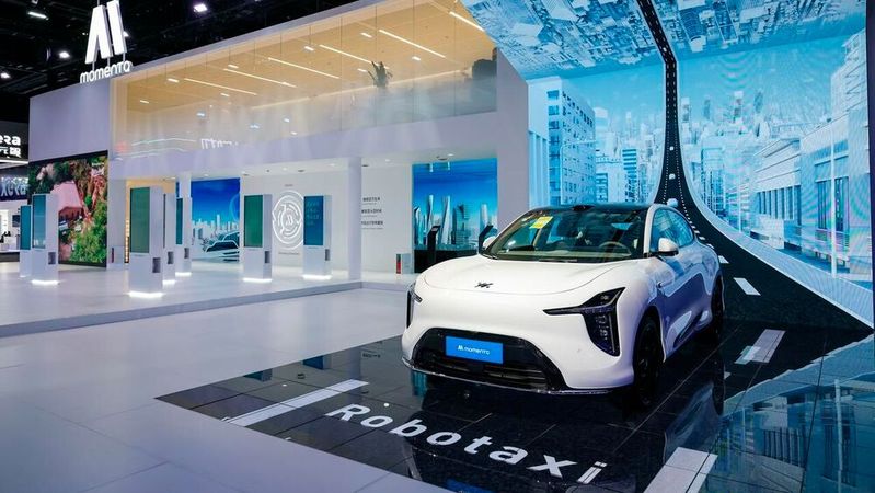 Momenta darf jetzt seine Level-4-Technologie auf deutschen Straßen erproben. Das KBA hat die entsprechende Genehmigung erteilt.(Bild:  Momenta)