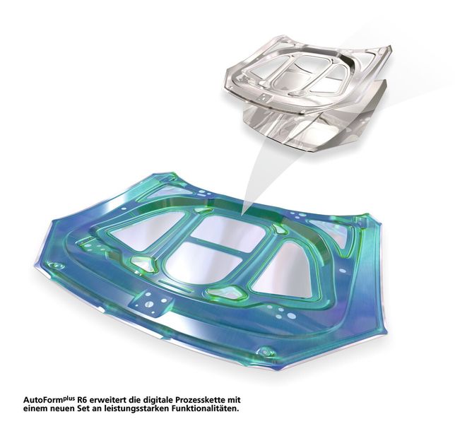 Autoform plus R6 erweitert die digitale Prozesskette mit neuen Funktionen. (Bild: Autoform)
