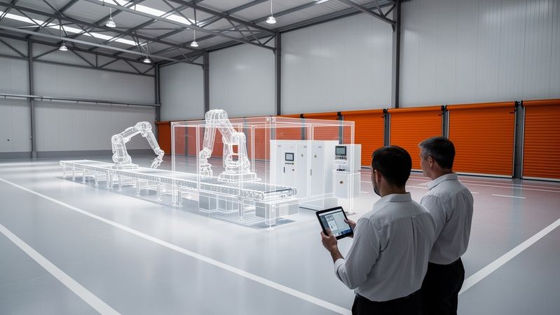 Auf der C³ 2026 in Hannover zeigt Contelos, welche Anwendungen mit Autodesk-Technologien möglich sind.(Bild:  Contelos / KI-generiert)
