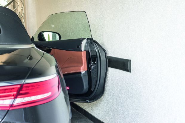 Rammschutz in der Garage schont die Autotür. (Bild: RCT)