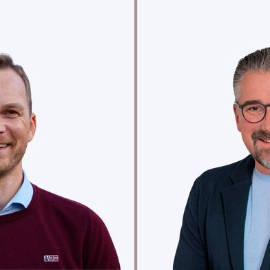 Microsoft Deutschland hat die Leitung des Finanzdienstleistungsbereichs an Ralf Borgwardt (l.) übergeben und ab September ist Markus Reischl Channel Sales Lead für den Mittelstandsbereich in Deutschland, Österreich und der Schweiz. (Bild: Microsoft)