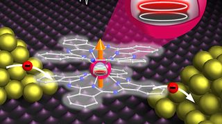 Wissenschaftler haben erstmals einen Kernspin elektrisch manipuliert. (Karlsruher Institut für Technologie)