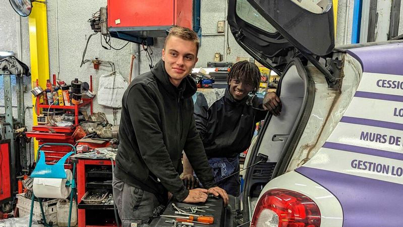Die Agentur Pro Tandem bietet Azubis die Möglichkeit zu einem Frankreich-Austausch.(Bild:  Berufskolleg Werther Brücke, Johannes Ulke)