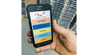 Couplinkyourfleet Logistik erkennt anhand der Angaben den jeweiligen Mitarbeiter und zeigt ihm eine Übersicht aller an diesem Tag anzufahrenden Stationen inklusive der jeweiligen Aufträge (Couplink)