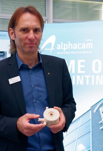 Martin Folie, Alphacam Swiss GmbH: «3D-Druck hat riesiges Potential, künftig das Fertigungsverfahren erster Wahl zu werden.»  (Konrad Mücke SMM)