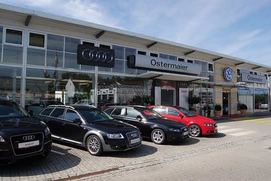 Der Zugang zur Ostermaierwelt: das Stammhaus in Vilsbiburg. (Archiv: Vogel Business Media)
