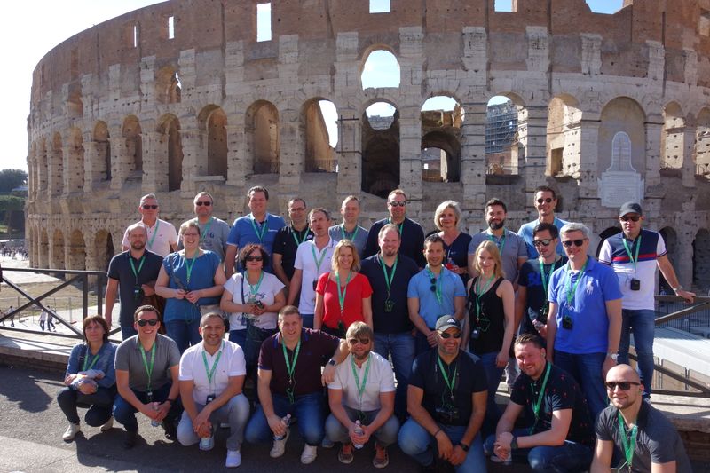 Diese Truppe hätte bestimmt siegessichere Gladiatoren abgegeben. (Bild: IT-BUSINESS)