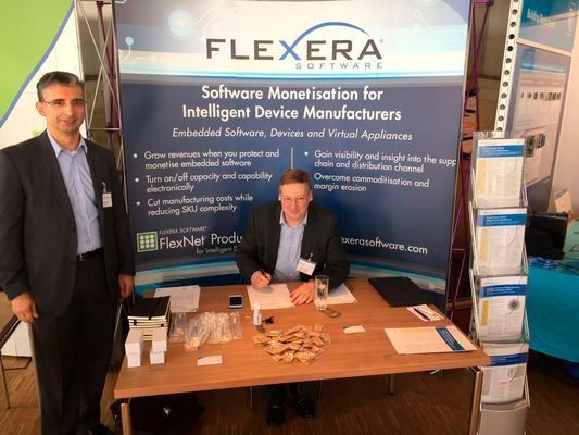 Bei Flexera Software stand das Thema Software-Monetarisierung im Vordergrund. (Bild: Johann Wiesböck)