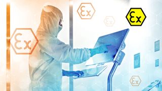 Ex-geschützte HMI-Systeme lassen sich in der Life-Science-Produktion nicht isoliert als Einzelkomponenten betrachten, denn hier greifen Explosionsschutz, Hygiene, IT-Integration und Bedienbarkeit eng ineinander. (Bild: Systec & Solutions)