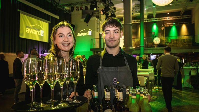Die Gäste der Abendveranstaltung waren herzlich willkommen in der Event-Location Bürgerbräu in Würzburg. (Bild: Stefan Bausewein)