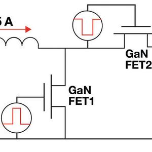 Bild 2: Topologie eines einfachen Aufwärtswandlers.(Bild:  TI)